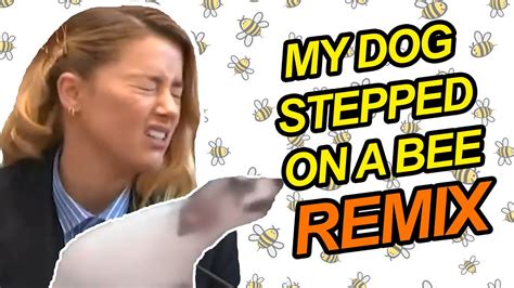 my dog stepped on a bee rhymes lyrics